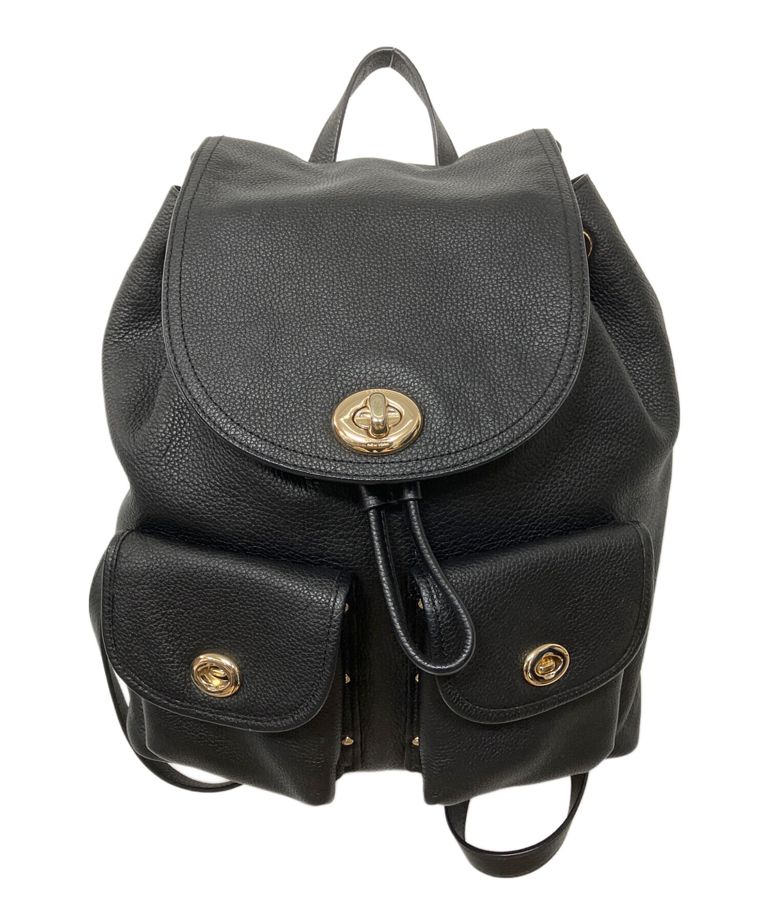 中古・古着通販】COACH (コーチ) リュック ブラック｜ブランド・古着