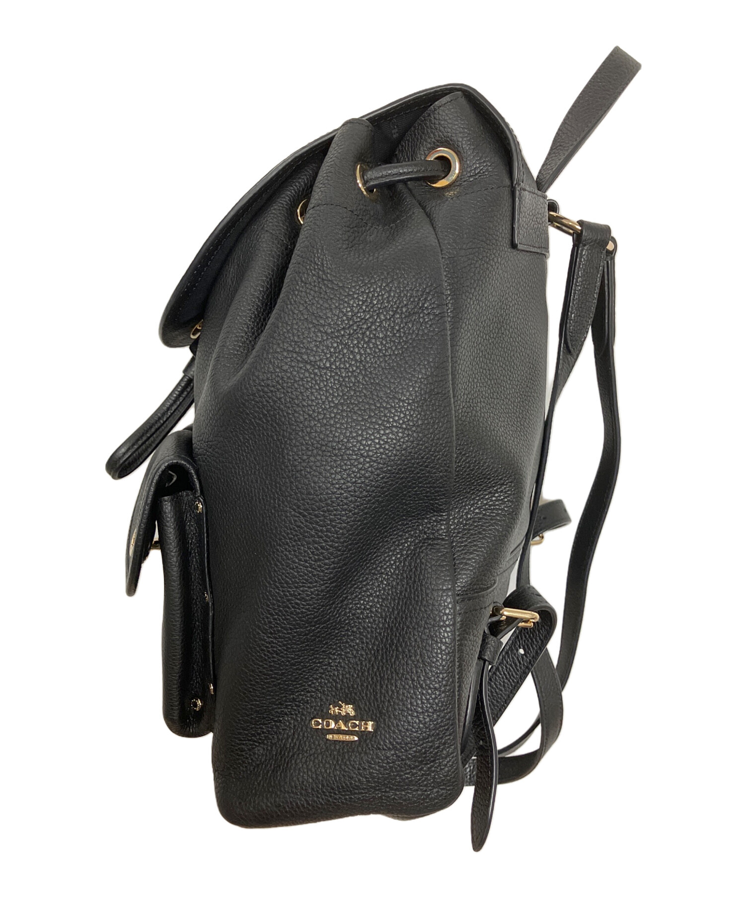 中古・古着通販】COACH (コーチ) リュック ブラック｜ブランド・古着