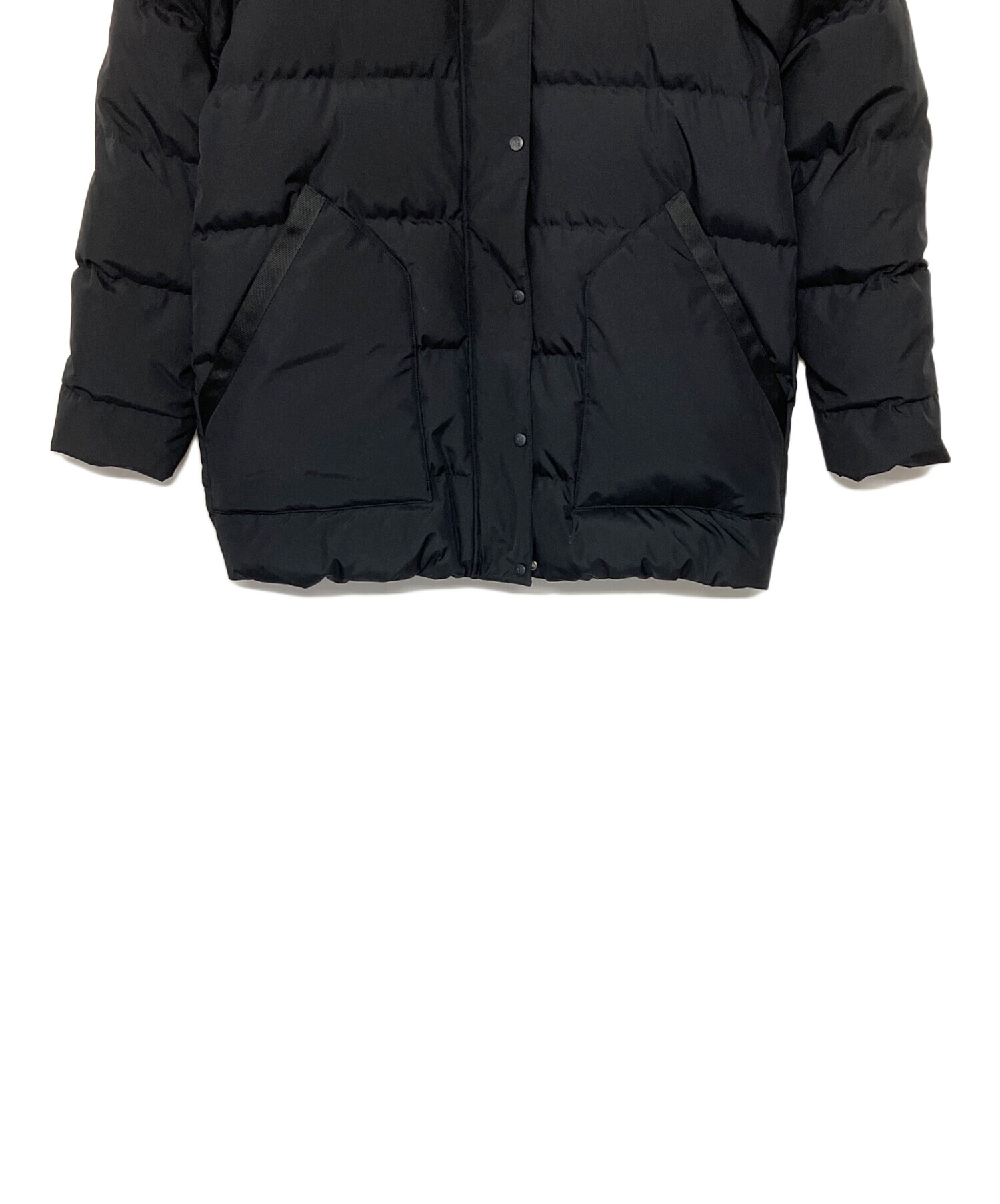 クリーニング済み AIGLE ダウンジャケット S ブラック 中古・古着通販】AIGLE (エーグル) ノワール ダウンジャケット