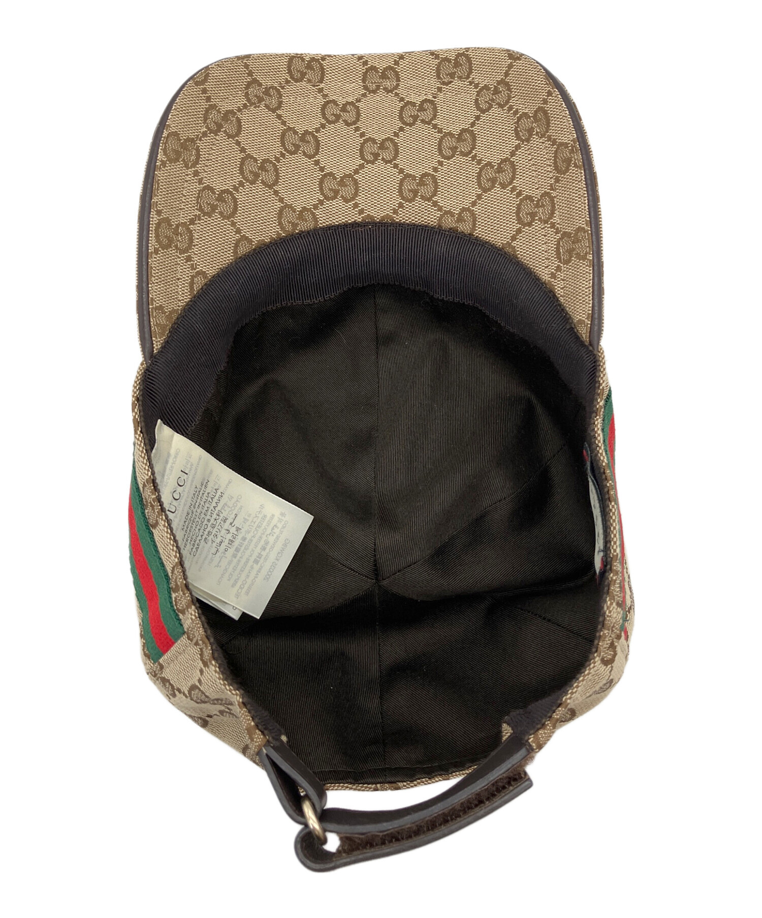 中古・古着通販】GUCCI (グッチ) オリジナルGGキャンバスベースボール