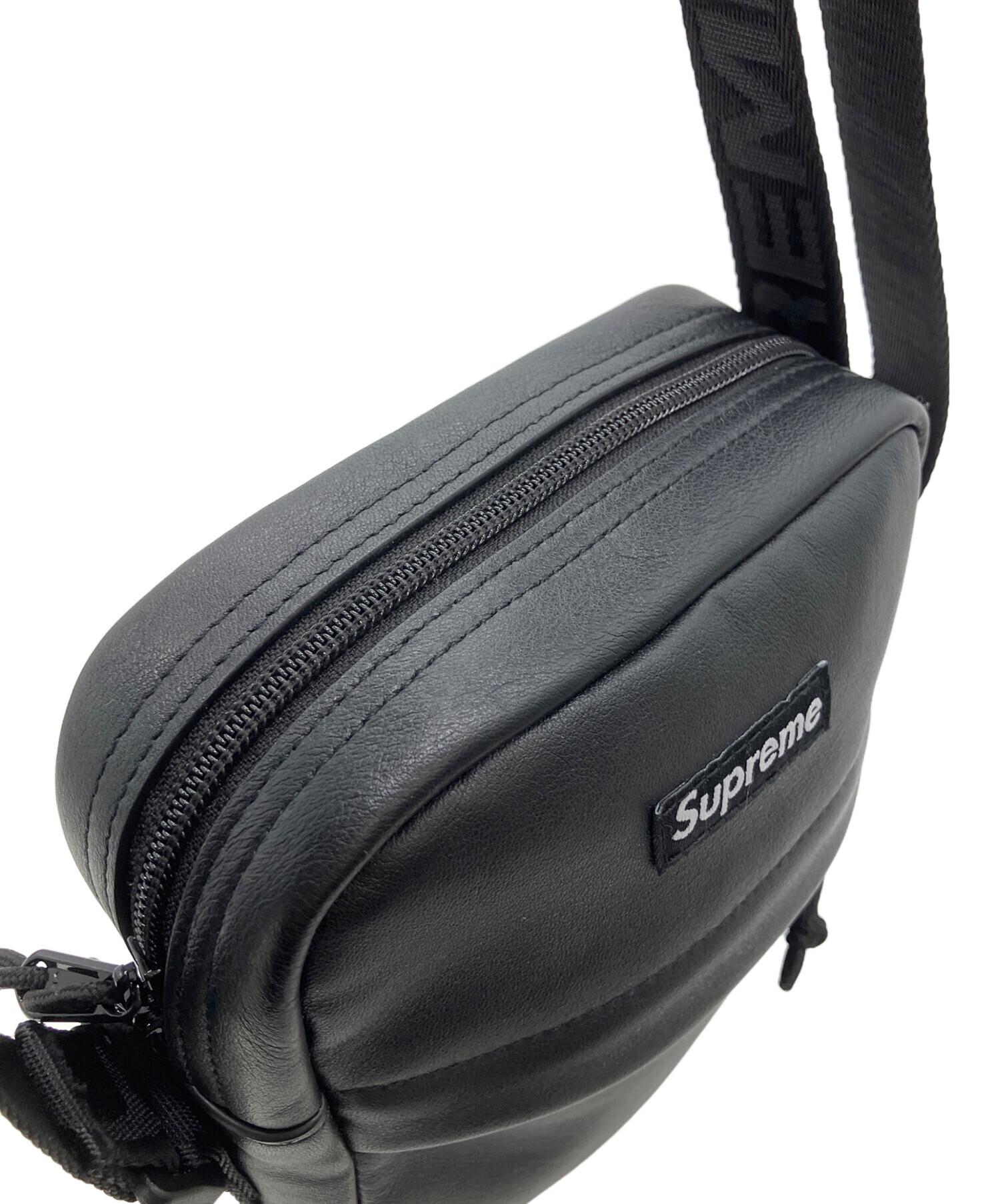 中古・古着通販】SUPREME (シュプリーム) 23AW レザーショルダーバッグ