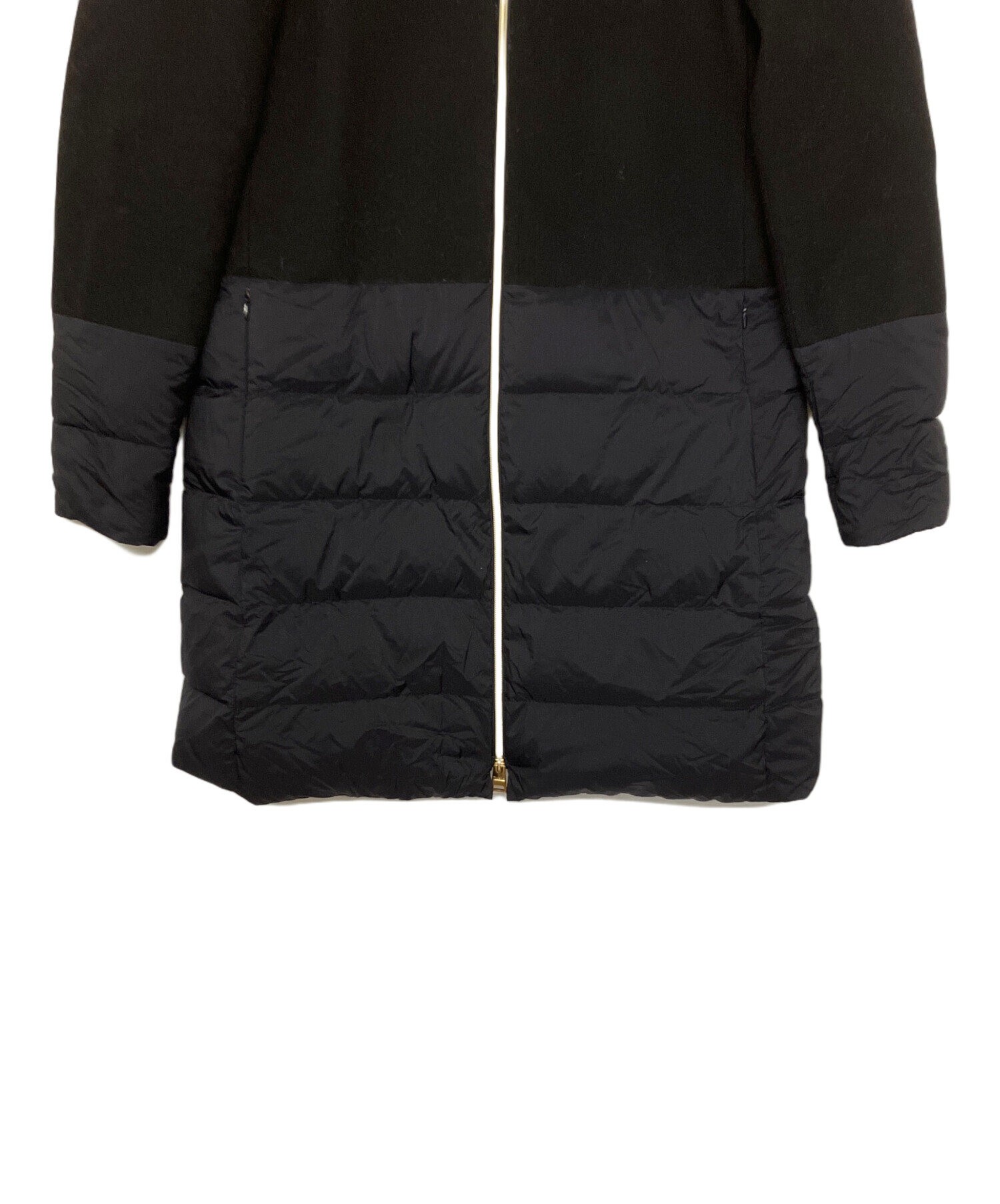 中古・古着通販】HERNO (ヘルノ) ダウンコート ブラック サイズ:44