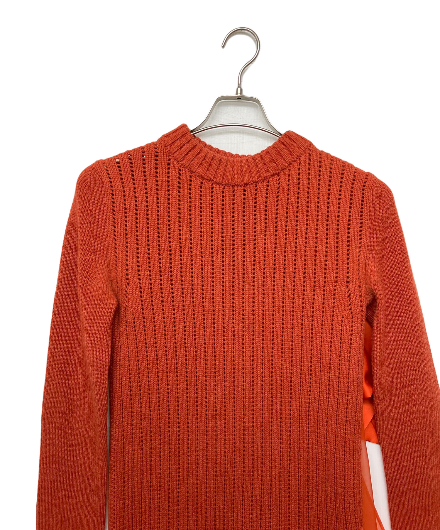 中古・古着通販】sacai (サカイ) シフォンドッキング ニット