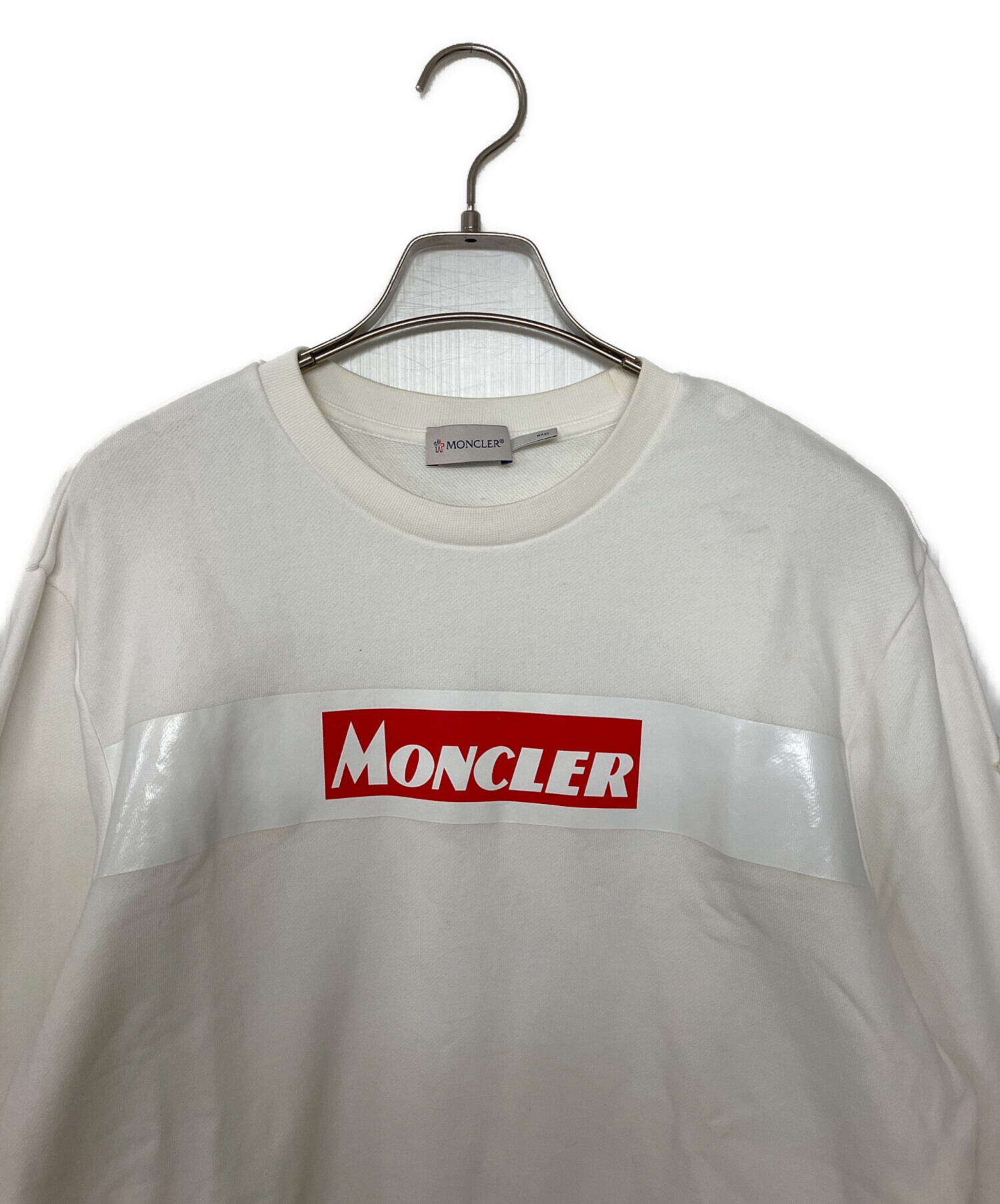 中古・古着通販】MONCLER (モンクレール) 長袖カットソー ホワイト