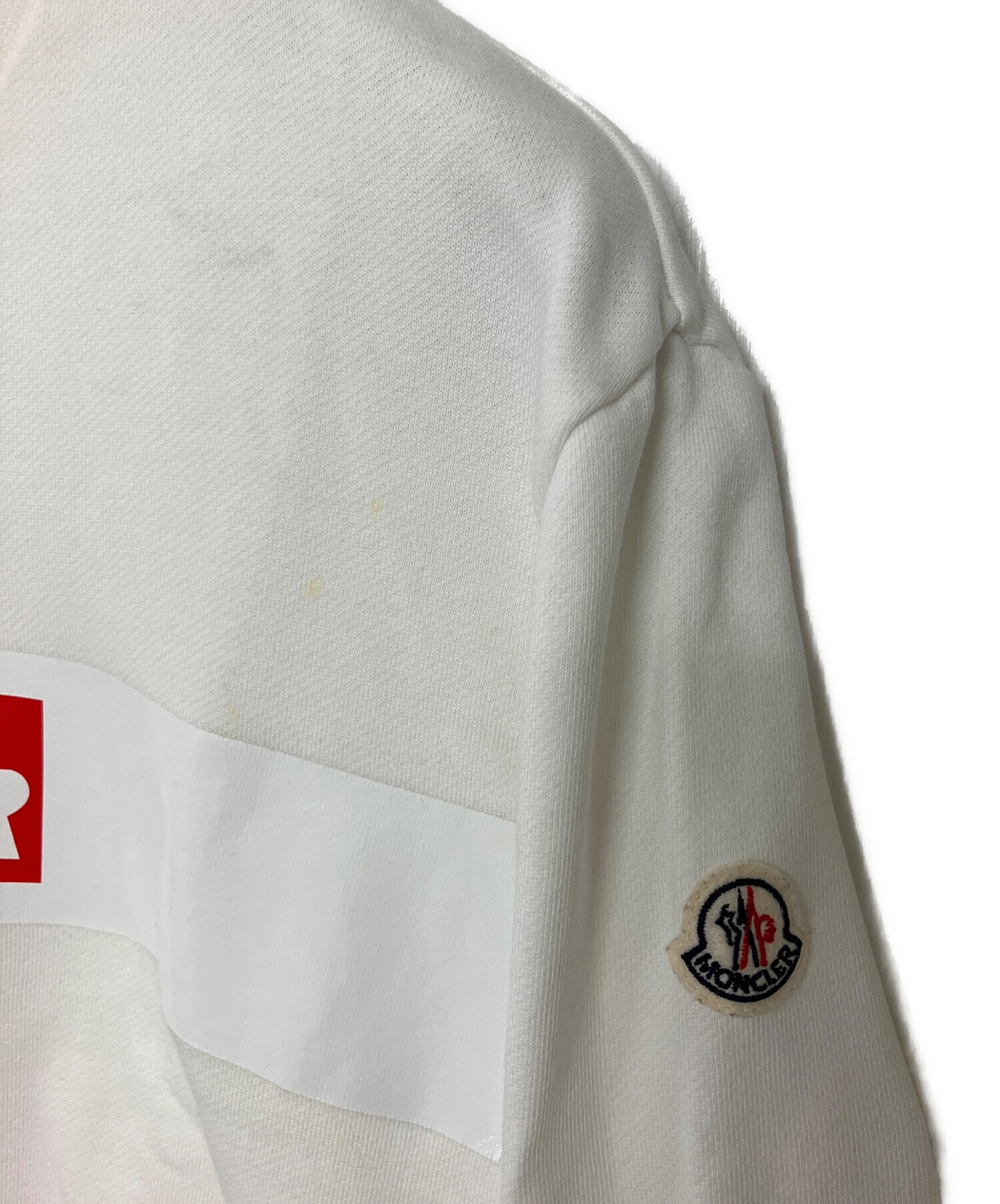 中古・古着通販】MONCLER (モンクレール) 長袖カットソー ホワイト