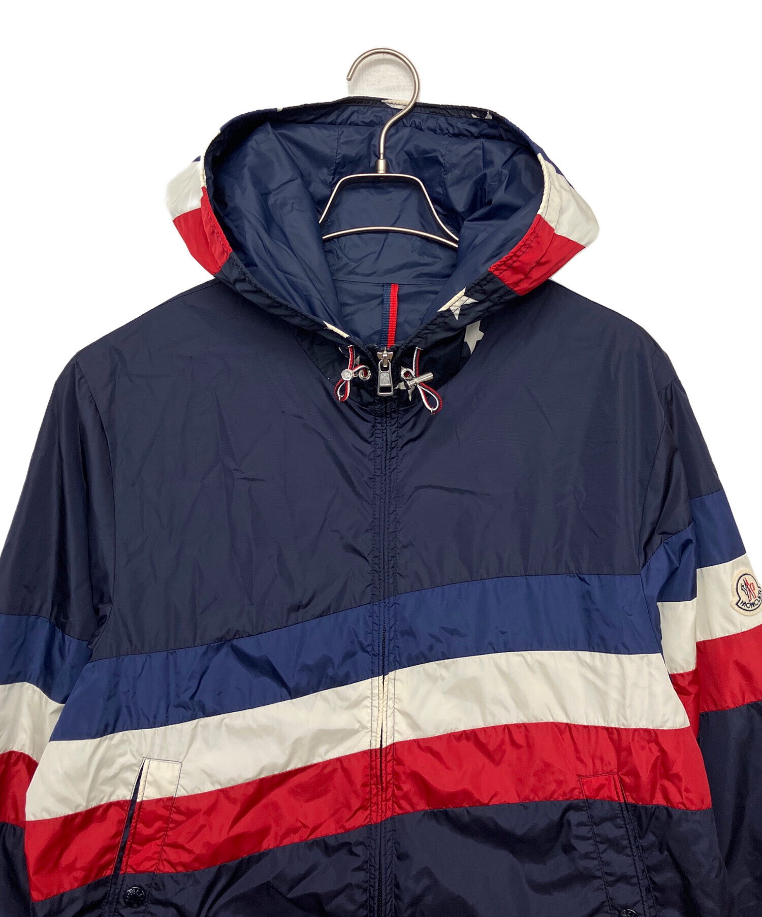 中古・古着通販】MONCLER (モンクレール) ナイロンジャケット ネイビー