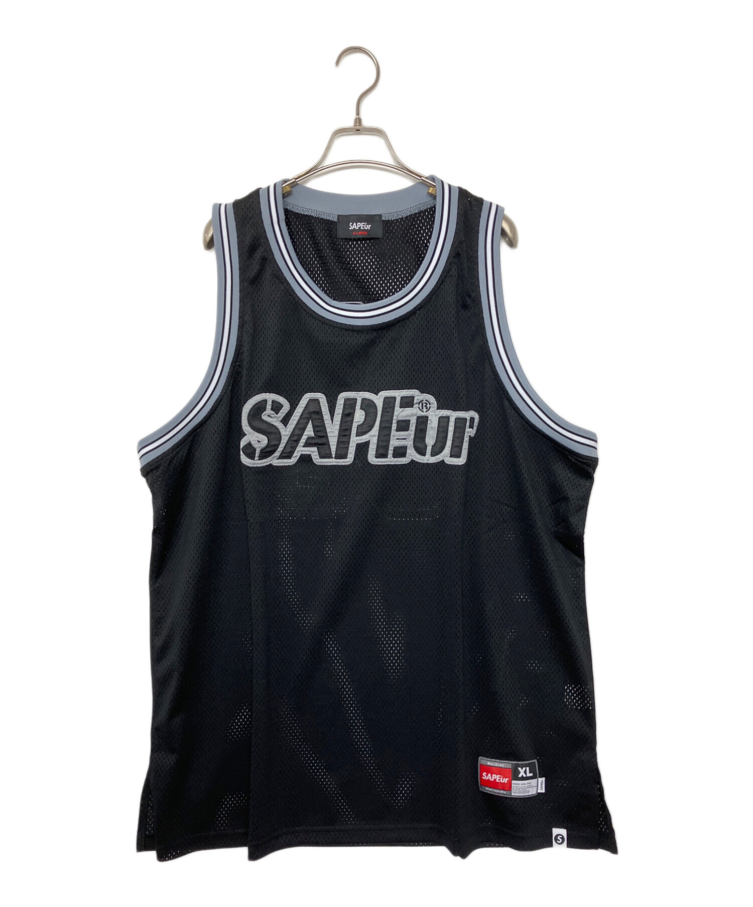 新品 SAPEur サプール　タンクトップ　XL 中古・古着通販】SAPEur (サプール) BASKET TANK TOP ブラック サイズ