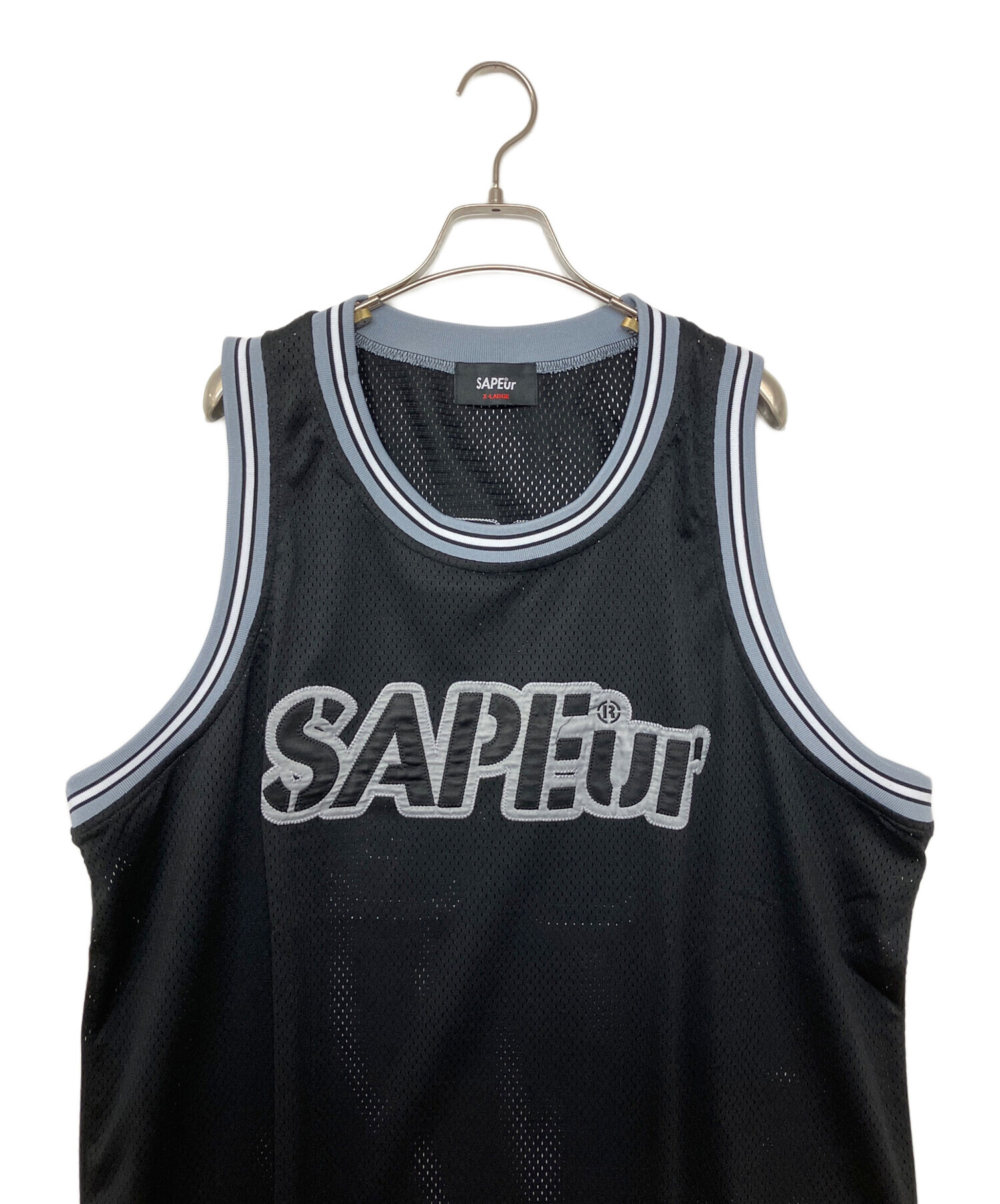 ウェア SAPEur BASKET TANK TOP 中古・古着通販】SAPEur (サプール) BASKET TANK TOP ブラック サイズ