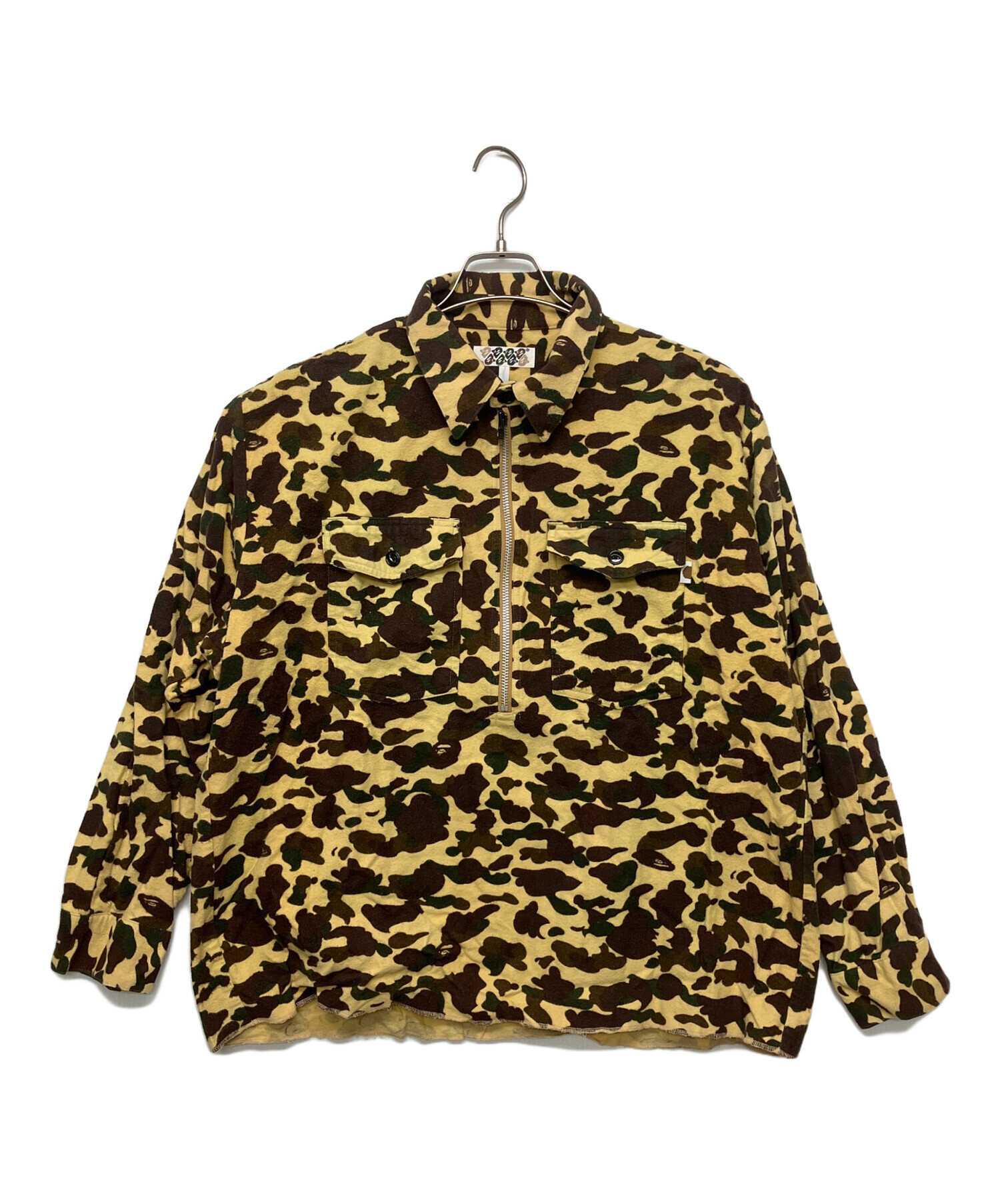 中古・古着通販】A BATHING APE (ア ベイシング エイプ) ハーフジップ