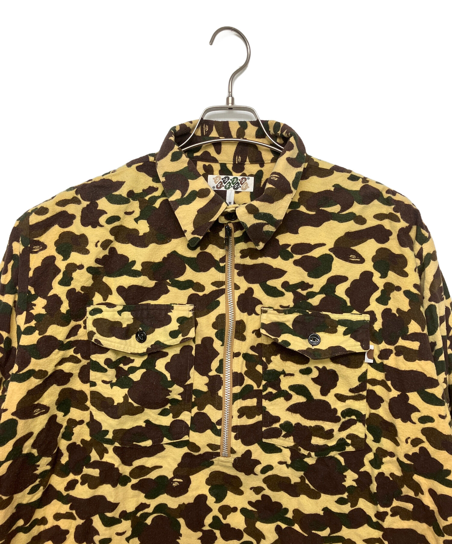 中古・古着通販】A BATHING APE (ア ベイシング エイプ) ハーフジップ