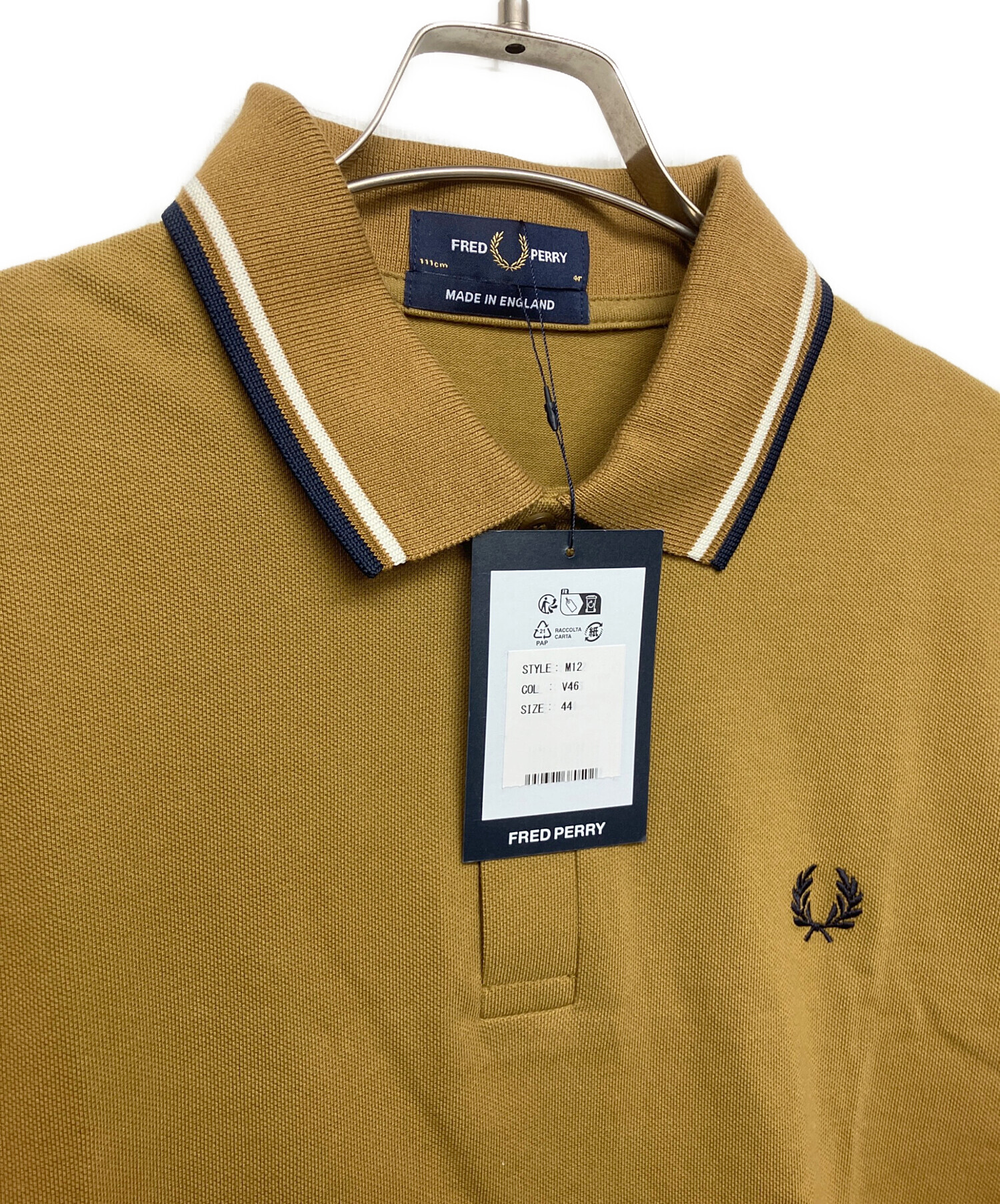 中古・古着通販】FRED PERRY (フレッドペリー) 半袖ポロシャツ 
