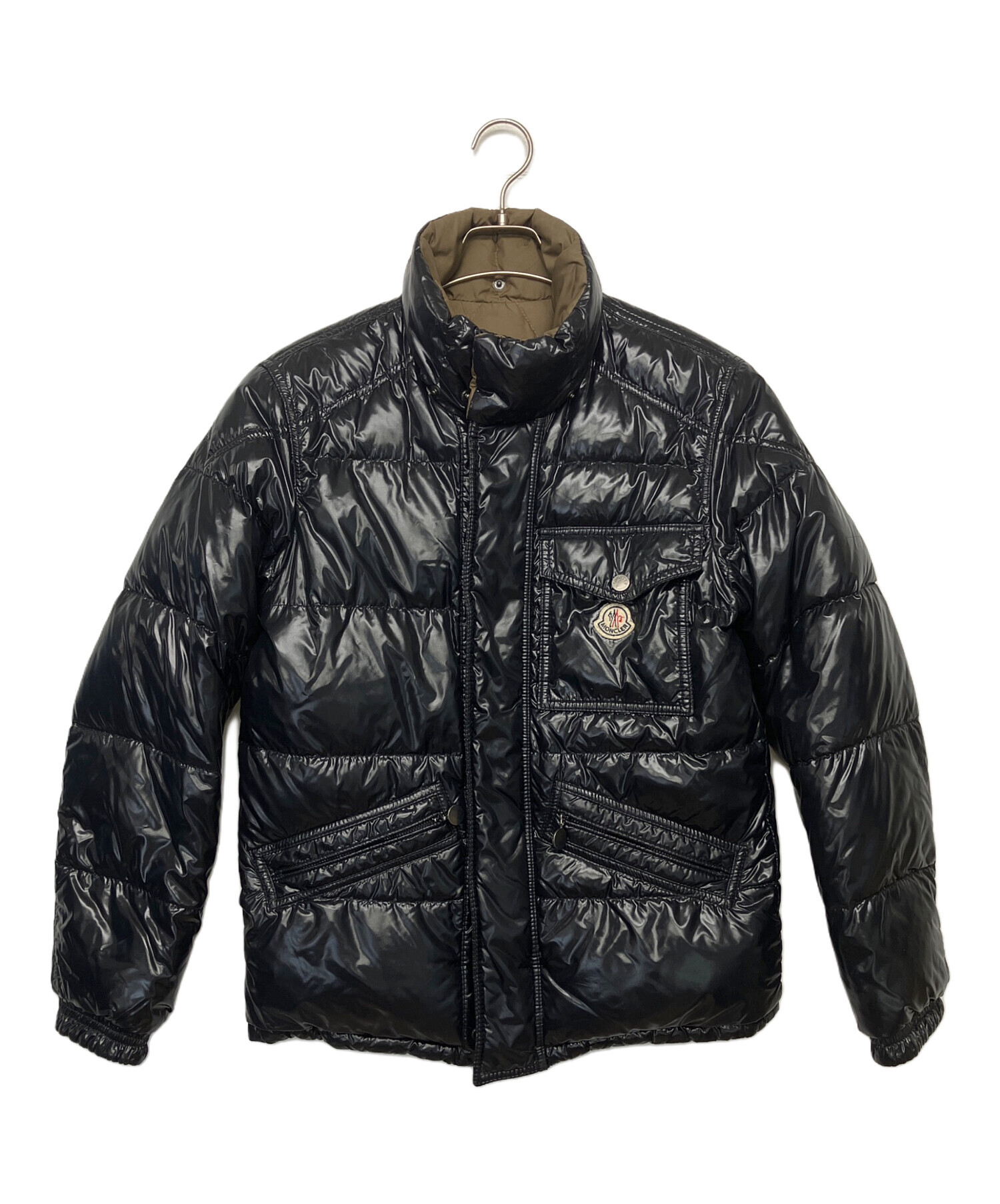 中古・古着通販】MONCLER (モンクレール) ダウンジャケット ブラック