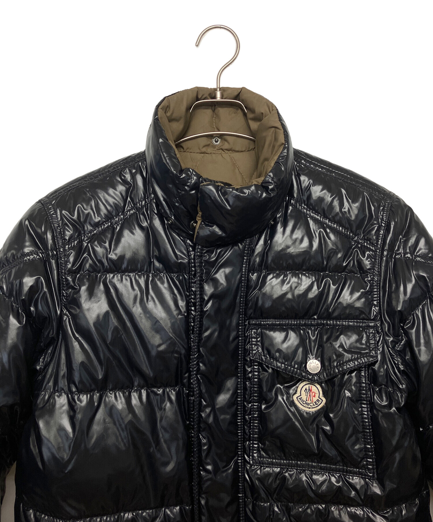 中古・古着通販】MONCLER (モンクレール) ダウンジャケット ブラック