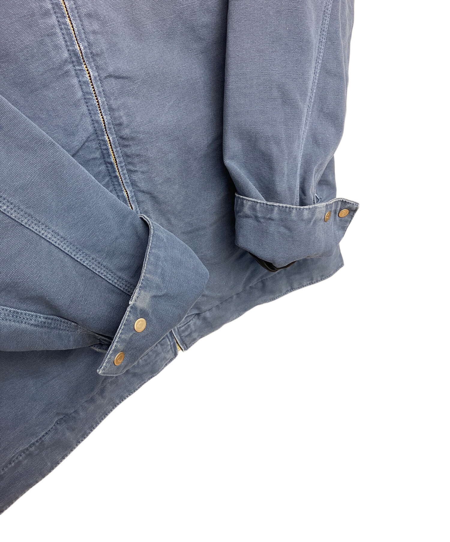 Carhartt デトロイトジャケットライトブルー 中古・古着通販】CarHartt (カーハート) デトロイトジャケット ブルー
