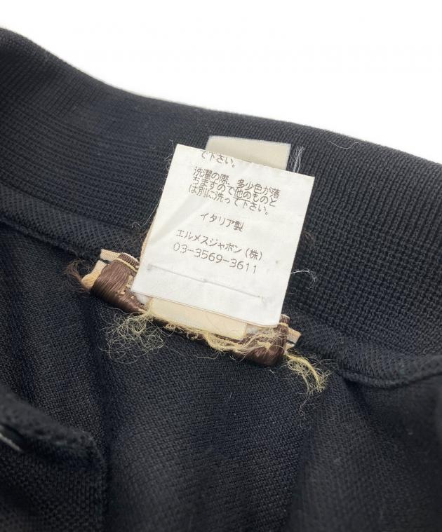 中古・古着通販】HERMES (エルメス) ポロシャツ ブラック サイズ:XS
