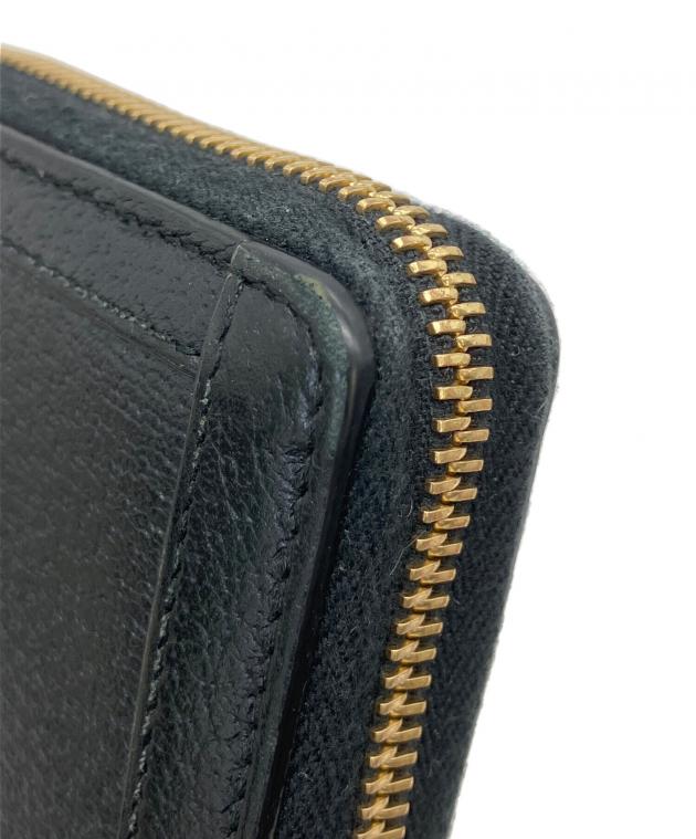 中古・古着通販】GUCCI (グッチ) ジップアラウンドウォレット ブラック
