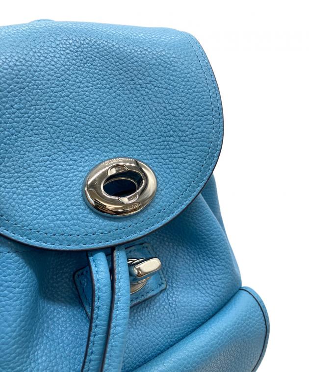 中古・古着通販】COACH (コーチ) ミニリュック スカイブルー｜ブランド