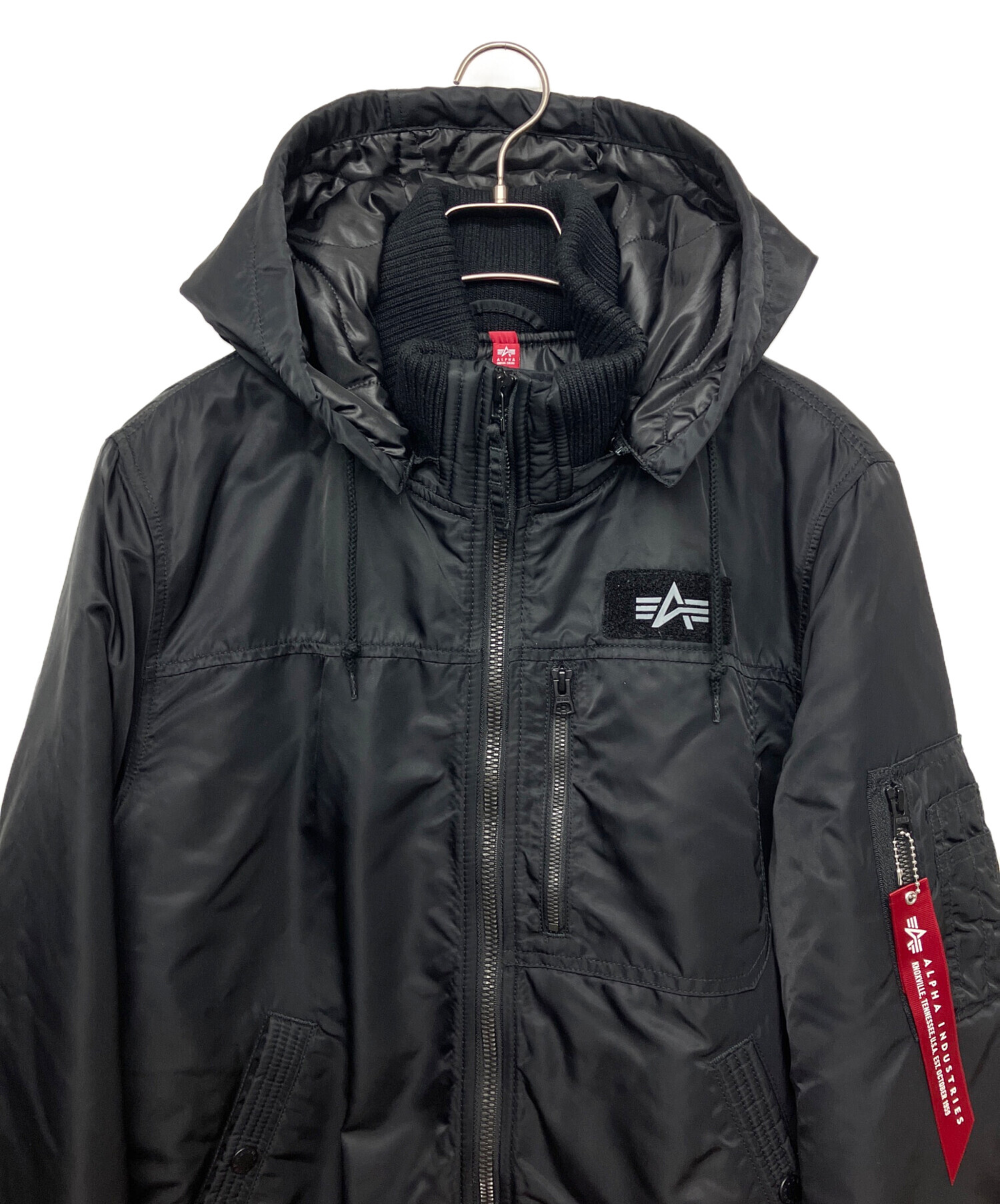 中古・古着通販】ALPHA (アルファ) フライトジャケット ブラック
