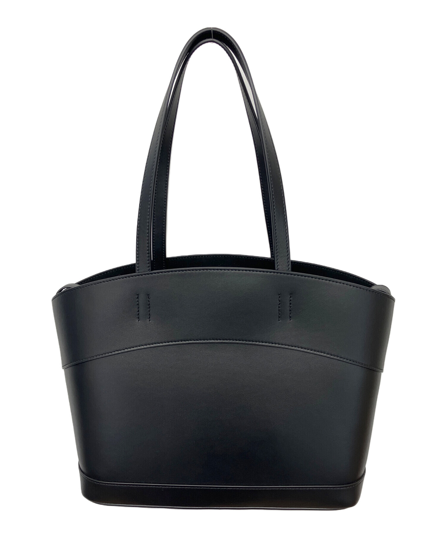 フェラガモ トートバッグ 2way ロゴ レザー 黒 大容量 中古・古着通販】Ferragamo (フェラガモ) トートバッグ ブラック