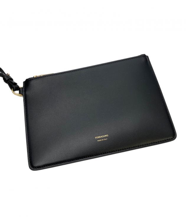 中古・古着通販】Ferragamo (フェラガモ) トートバッグ ブラック