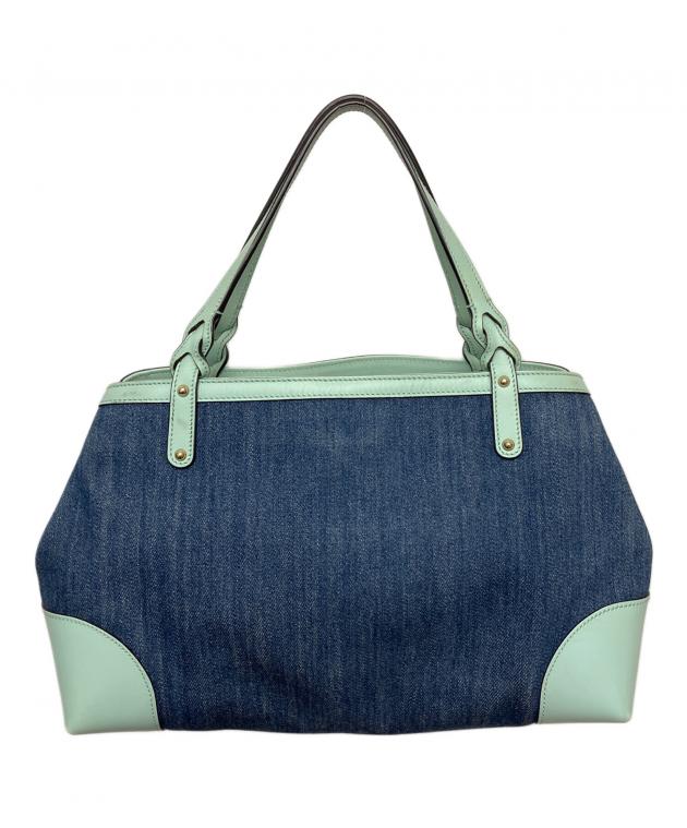 中古・古着通販】GUCCI (グッチ) デニムトートバッグ インディゴ