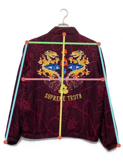 中古・古着通販】Supreme (シュプリーム) TRUTH TOUR JACKET パープル