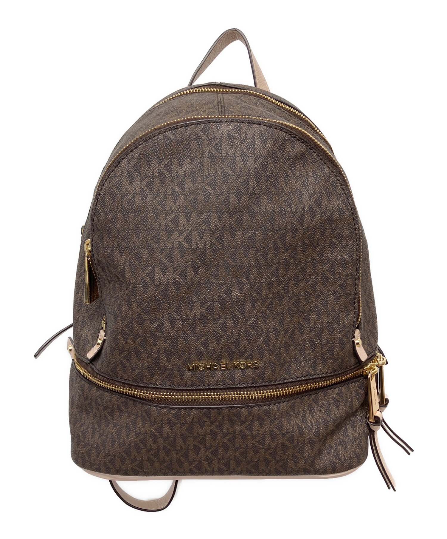 中古・古着通販】MICHAEL KORS (マイケル・コース) リュック ブラウン 