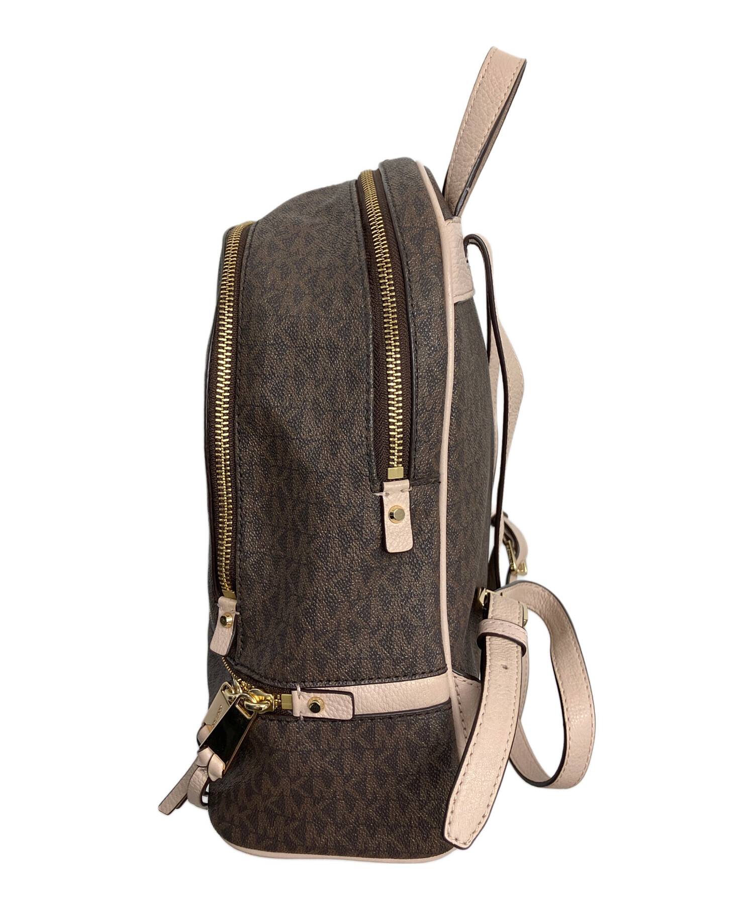 中古・古着通販】MICHAEL KORS (マイケル・コース) リュック ブラウン 
