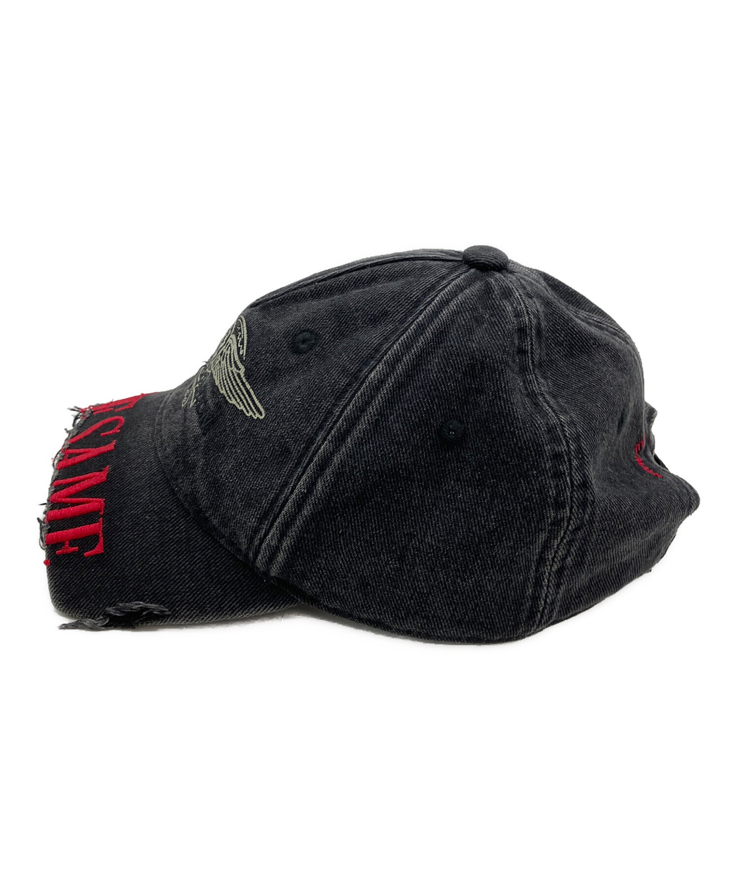 MARTINE ROSE マーティンローズ ウィンター キャップ black 中古・古着通販】MARTINE ROSE (マーティン・ローズ) キャップ