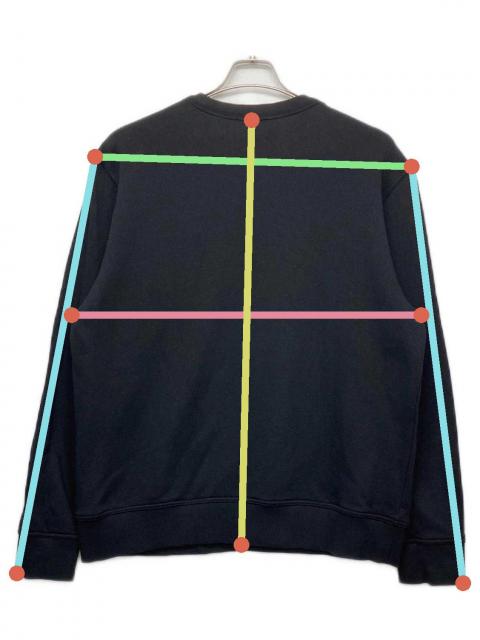 中古・古着通販】BURBERRY (バーバリー) ロゴスウェット ブラック