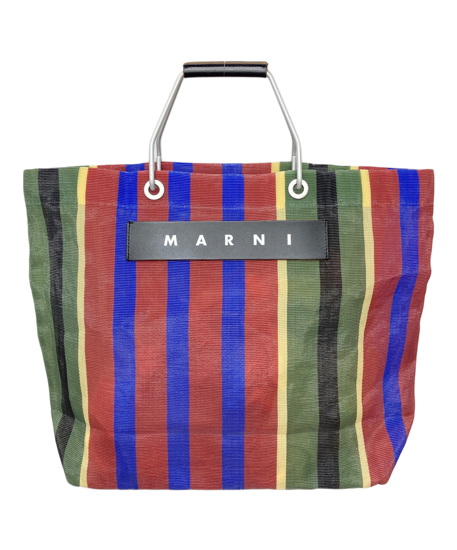 中古・古着通販】MARNI (マルニ) ストライプバッグ マルチカラー 
