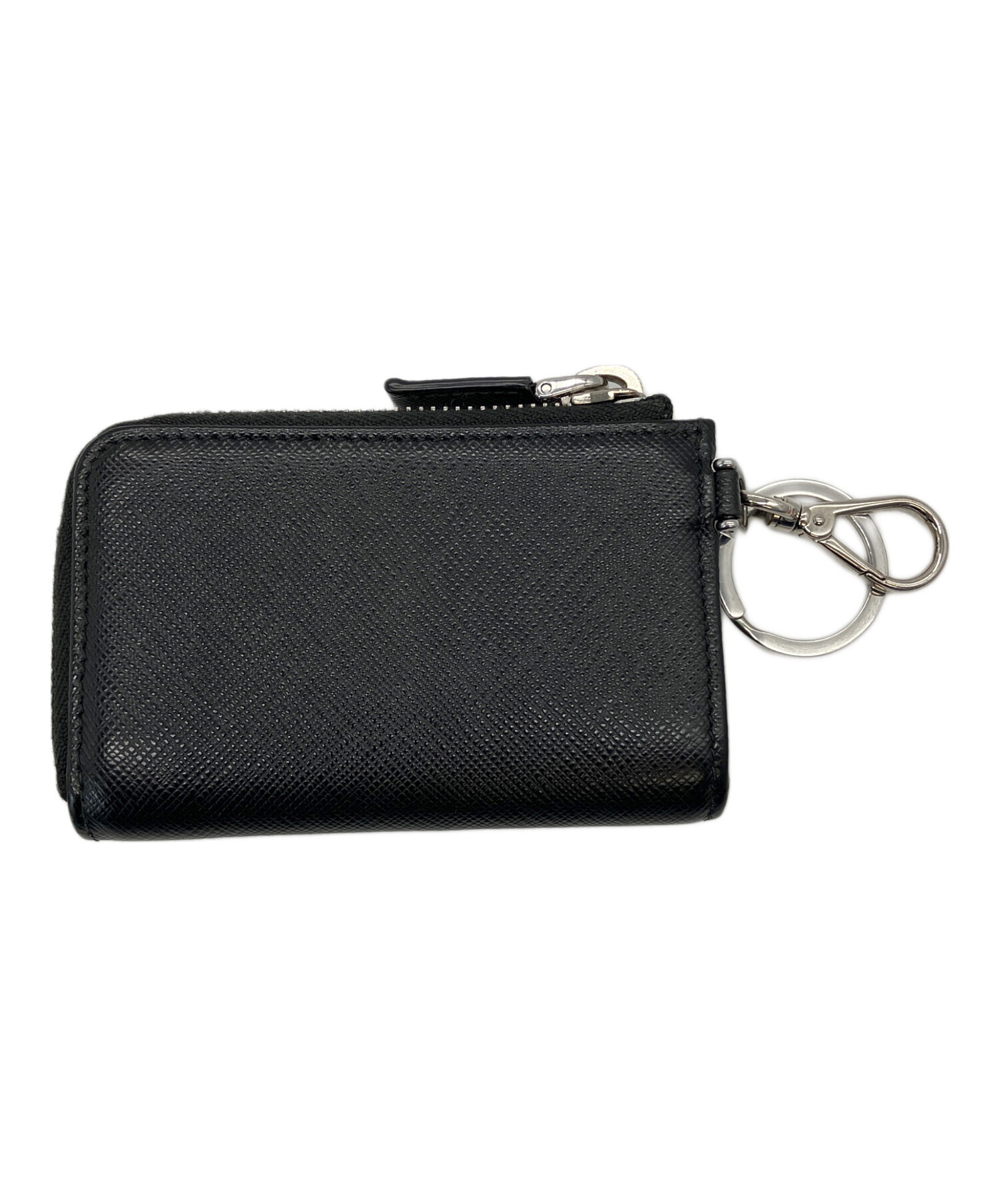 中古・古着通販】PRADA (プラダ) サフィアーノ コインケース ブラック