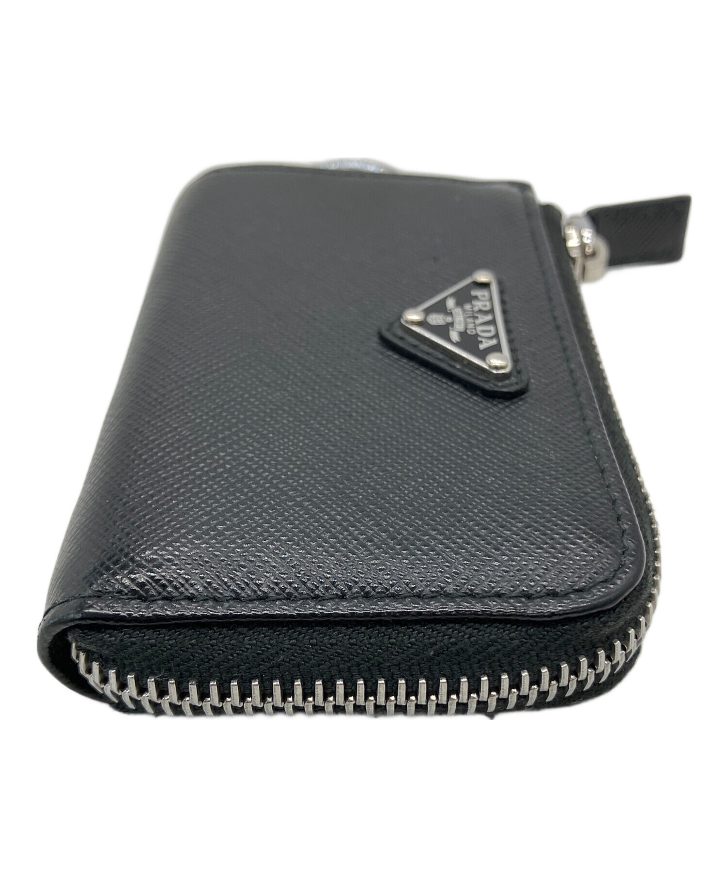 中古・古着通販】PRADA (プラダ) サフィアーノ コインケース ブラック