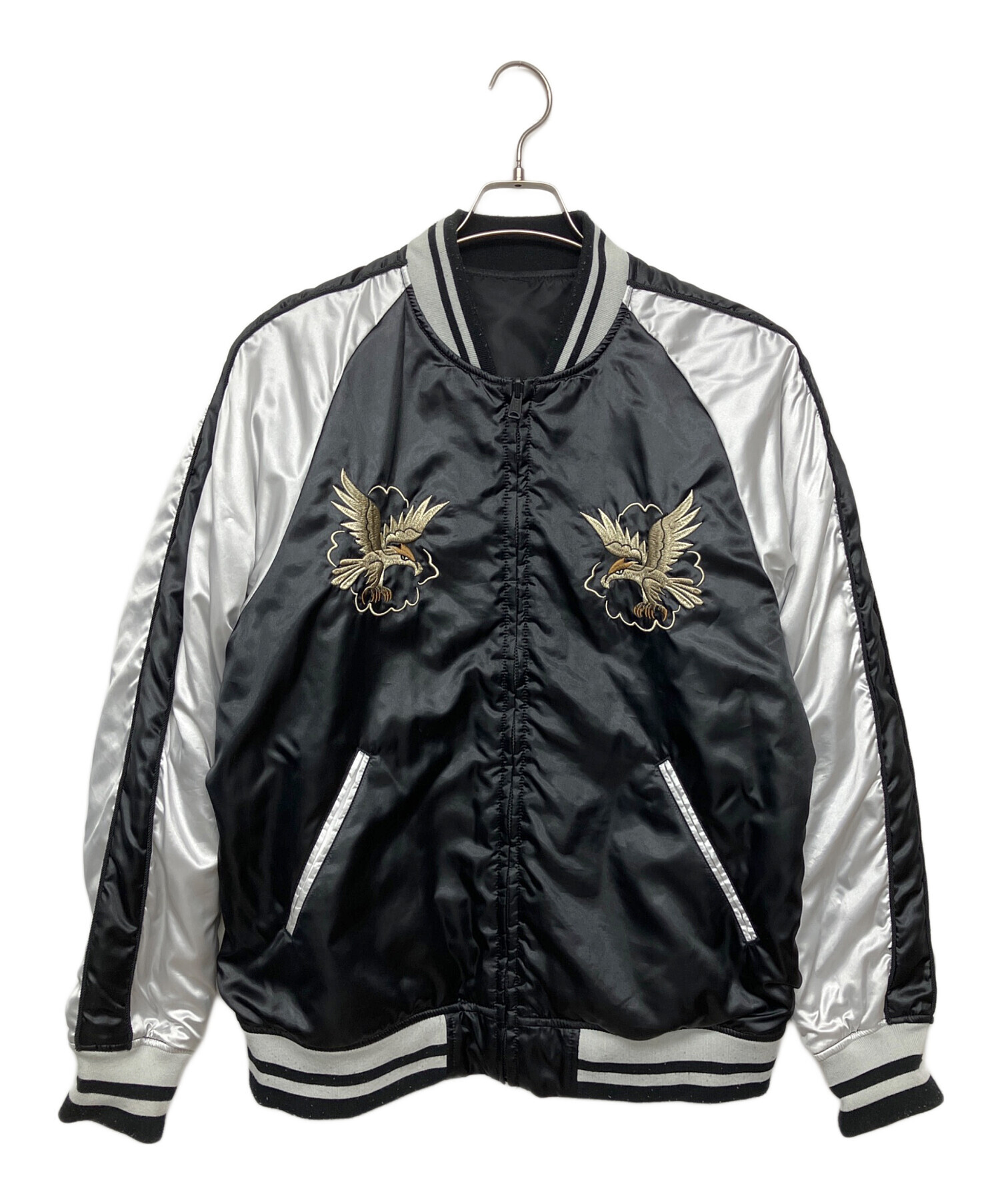 ALPHA INDUSTRIES アルファ リバーシブル スカジャン サイズS ALPHA INDUSTRIES ブルー MA-1 リバーシブル スカジャン｜Yahoo!フリマ