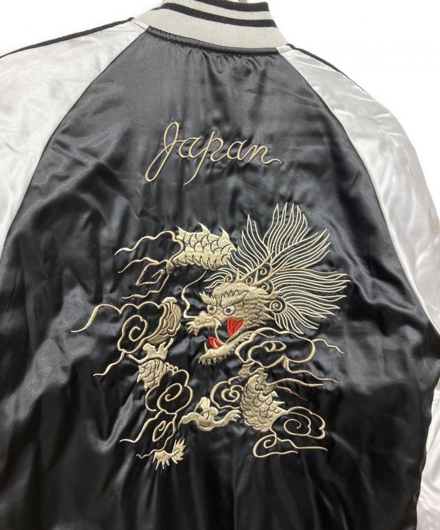 アルファ　リバーシブルスカジャン　未着用タグ付き　Lサイズ 中古・古着通販】ALPHA (アルファ) リバーシブルスカジャン ブラック