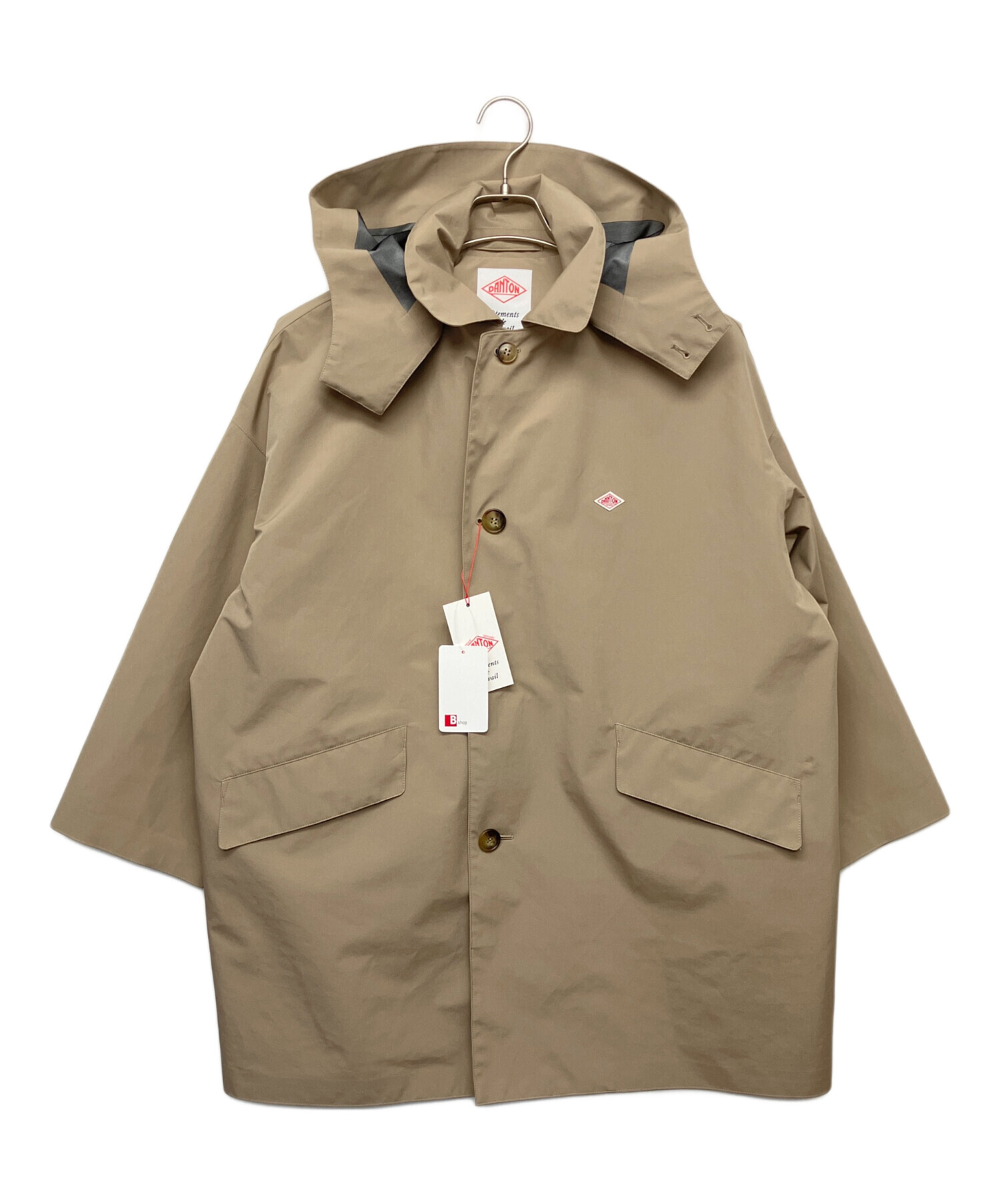 中古・古着通販】DANTON (ダントン) フーデッドジャケット ベージュ 