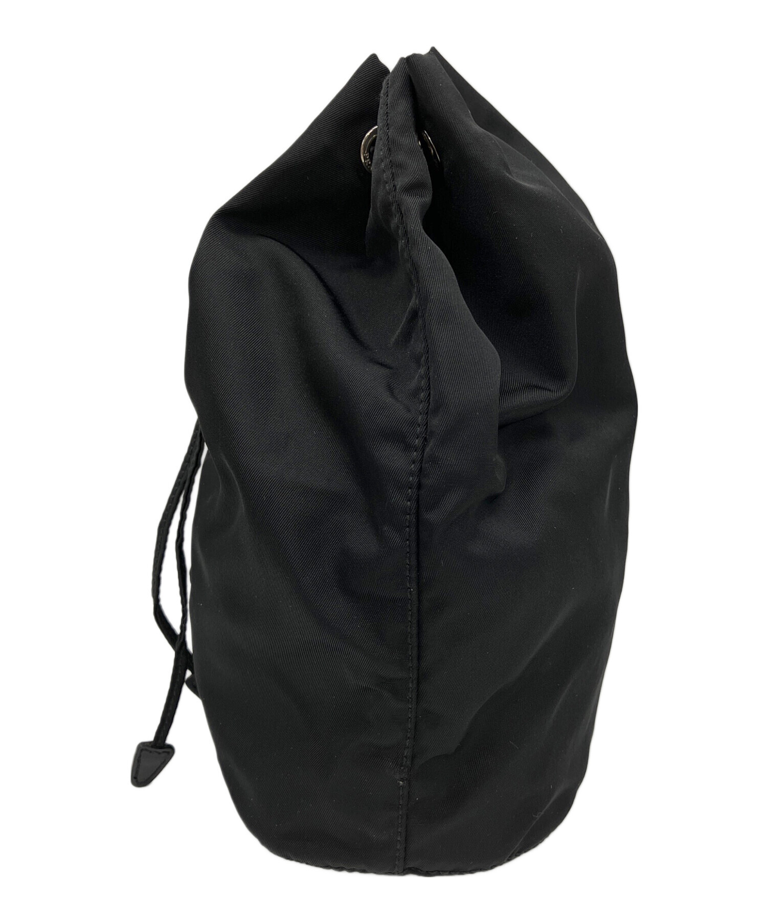 中古・古着通販】PRADA (プラダ) 巾着ポーチ ブラック｜ブランド・古着