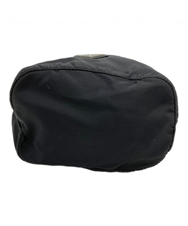 中古・古着通販】PRADA (プラダ) 巾着ポーチ ブラック｜ブランド・古着