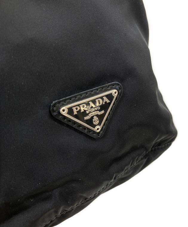 中古・古着通販】PRADA (プラダ) 巾着ポーチ ブラック｜ブランド・古着