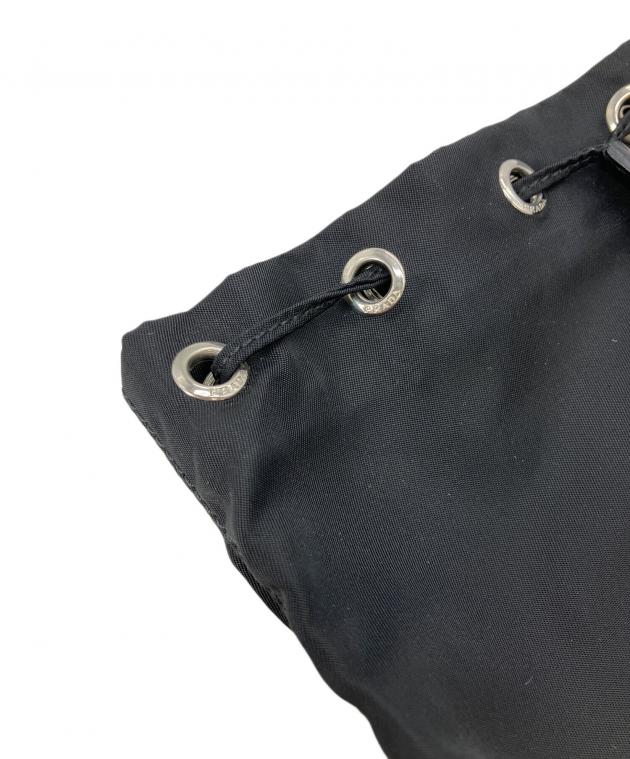 中古・古着通販】PRADA (プラダ) 巾着ポーチ ブラック｜ブランド・古着