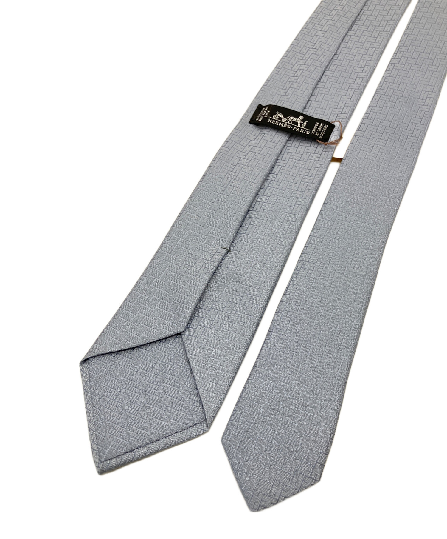 中古・古着通販】HERMES (エルメス) ネクタイ ブルー サイズ:FREE 未 