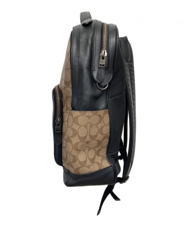 中古・古着通販】COACH (コーチ) リュック アイボリー×ブラック
