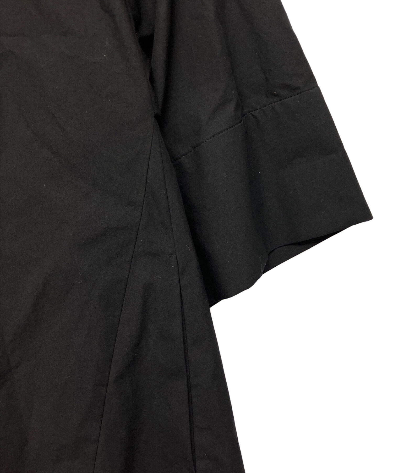 ENFOLD エンフォルド A-LINE DRESS ブラック 【公式通販】