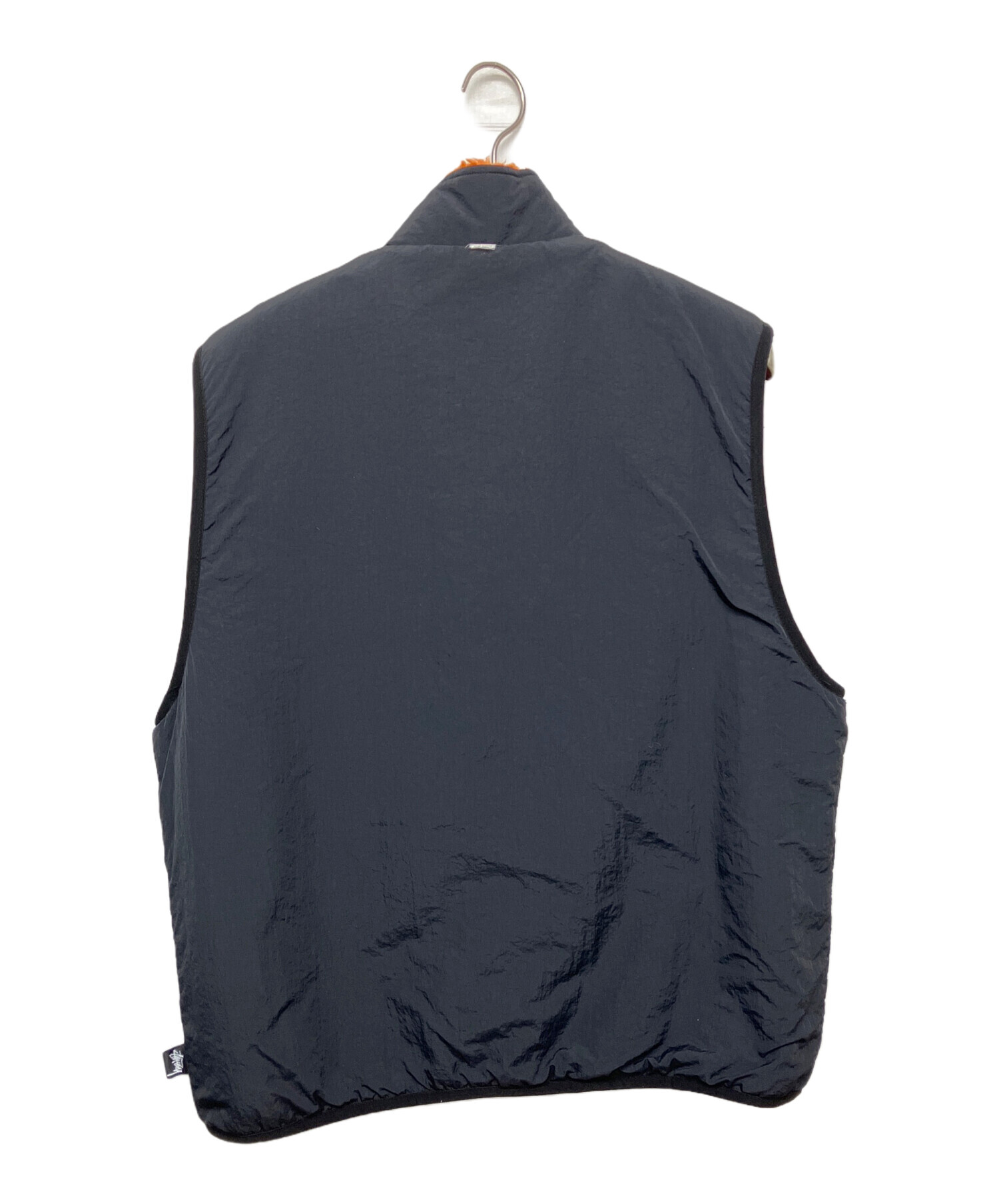 中古・古着通販】stussy (ステューシー) リバーシブルベスト ブラック