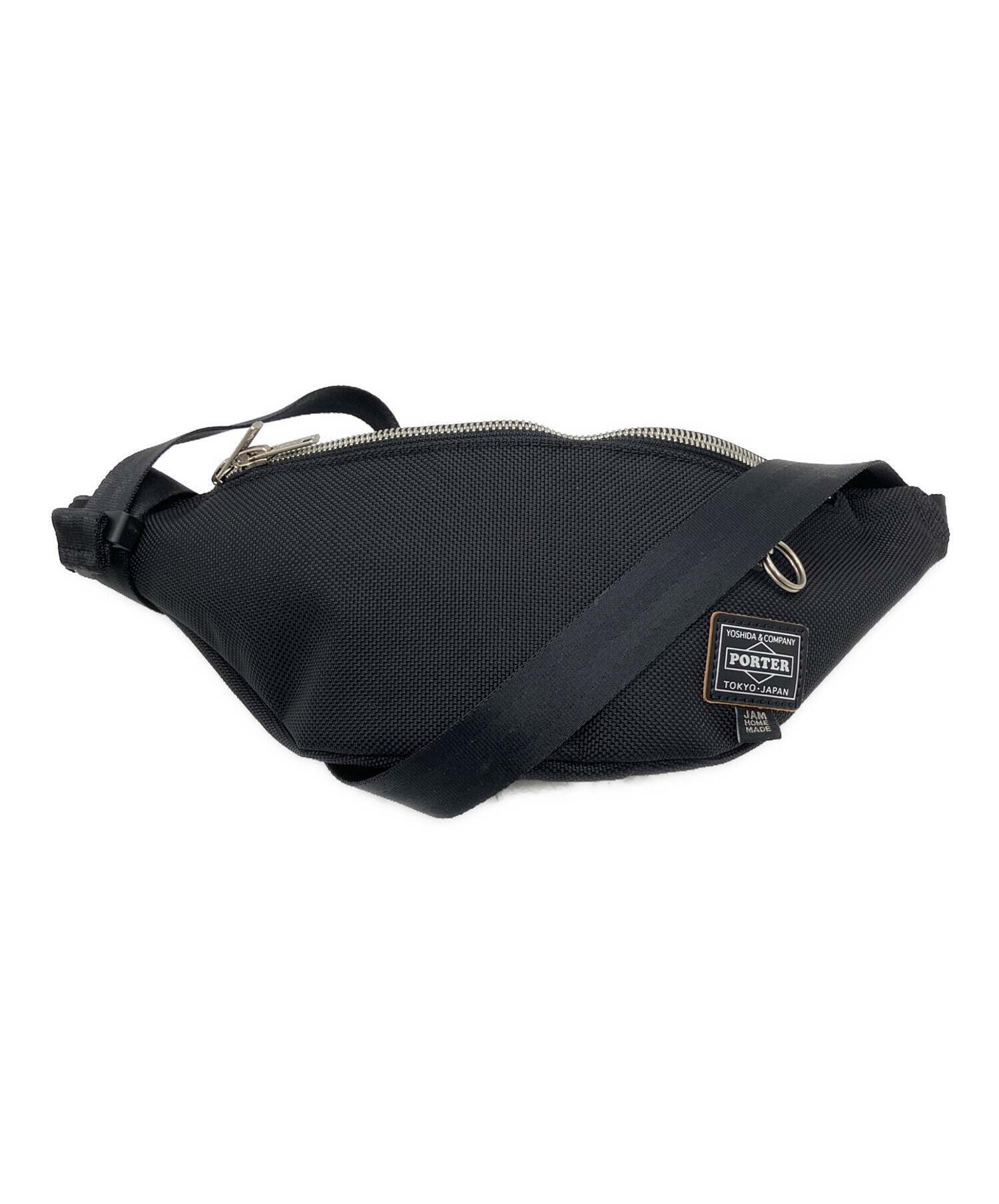 PORTER JAM MADE ボディバッグ ブラック 中古・古着通販】PORTER (ポーター) JAM HOME MADE ボディーバッグ
