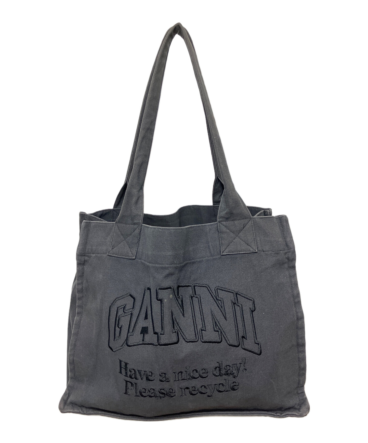 中古・古着通販】GANNI (ガニー) トートバッグ ブラック｜ブランド 