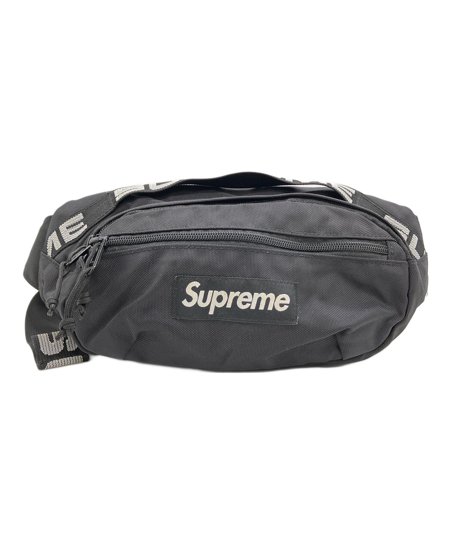 美品！ Supreme 18SS ボディバッグ ブラック 中古・古着通販】SUPREME (シュプリーム) ボディーバッグ 18SS