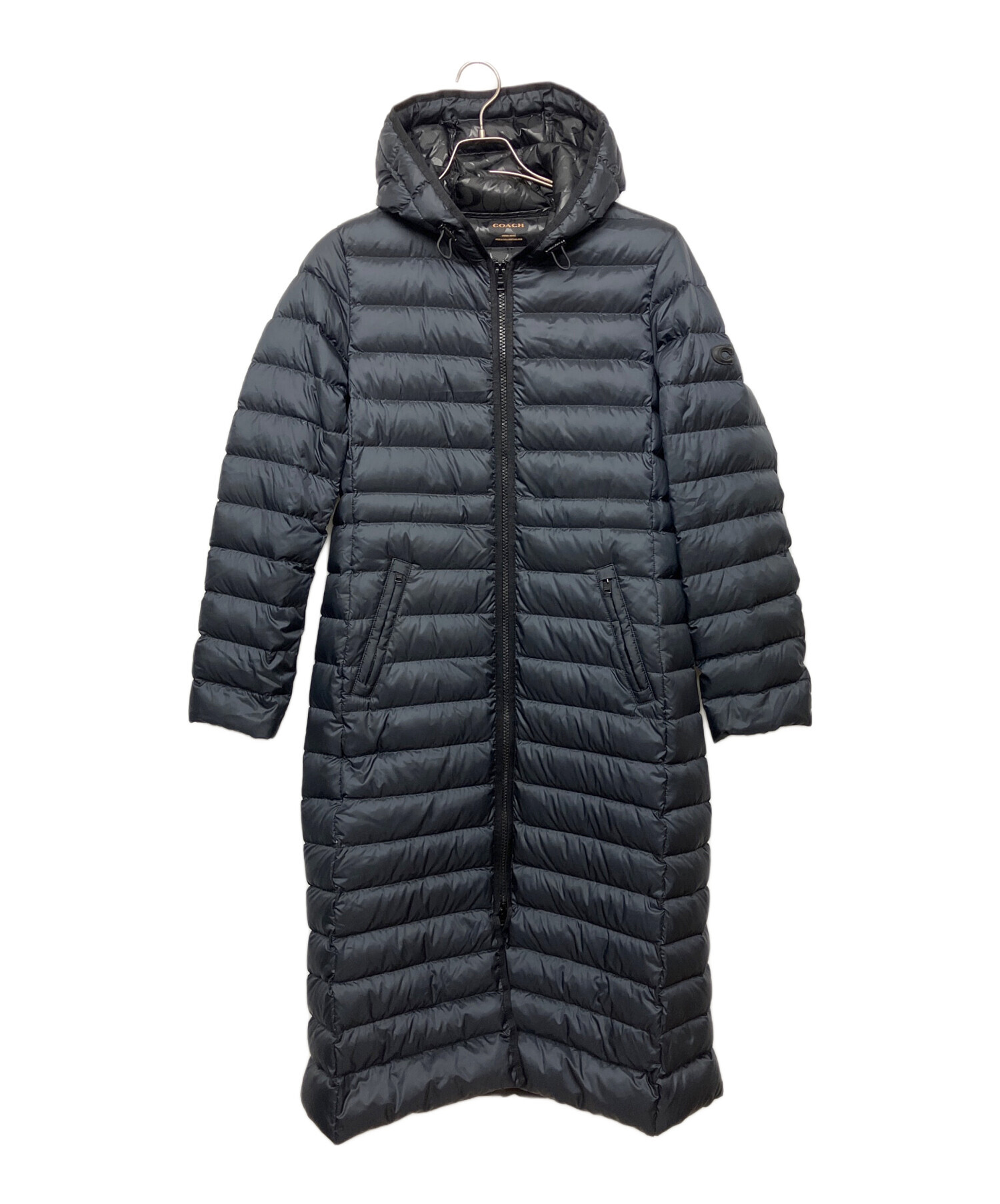 中古・古着通販】COACH (コーチ) ダウンコート ブラック サイズ:M