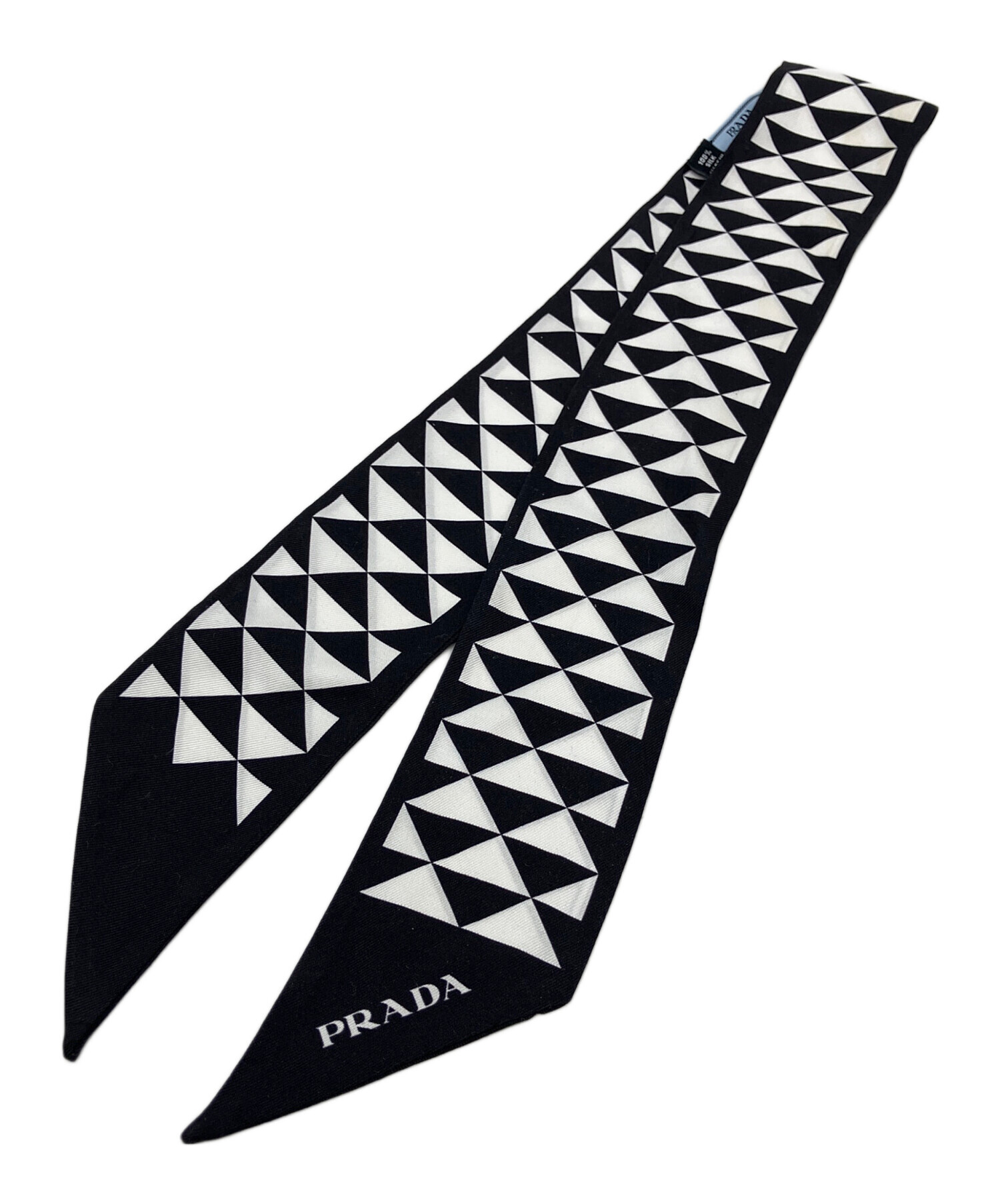 中古・古着通販】PRADA (プラダ) プリントシルクツイルスカーフ 