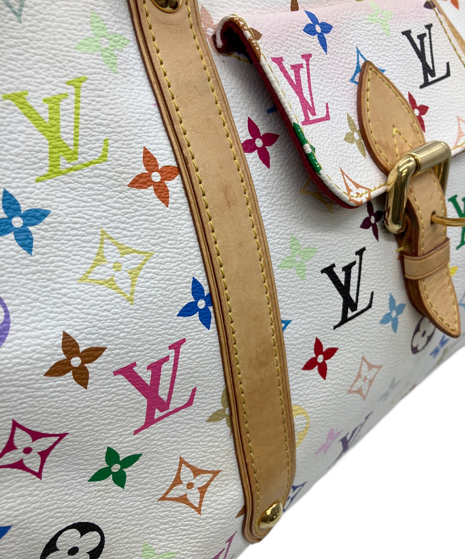 【廃盤希少】LOUIS VUITTONルイヴィトン ハンドバッグ サックトリコ 中古・古着通販】LOUIS VUITTON (ルイ ヴィトン) モノグラム・マルチ